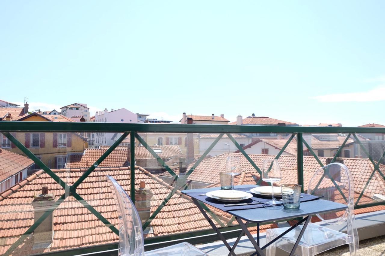 Magnifique Appartement, En Hyper Centre, Avec Terrasse Et Place De Parking Biarritz Exterior foto
